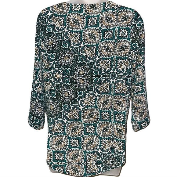 Valerie Stevens Geometric Print Blouse - Picture 3 of 7